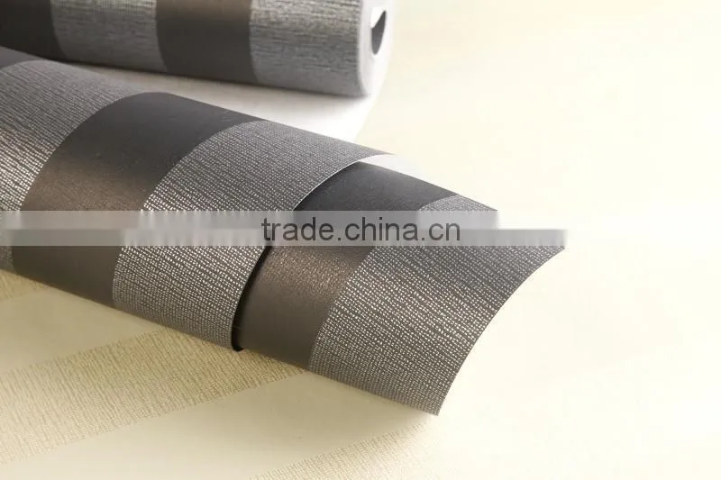 modern stripe nonwoven office decor wallpaper
