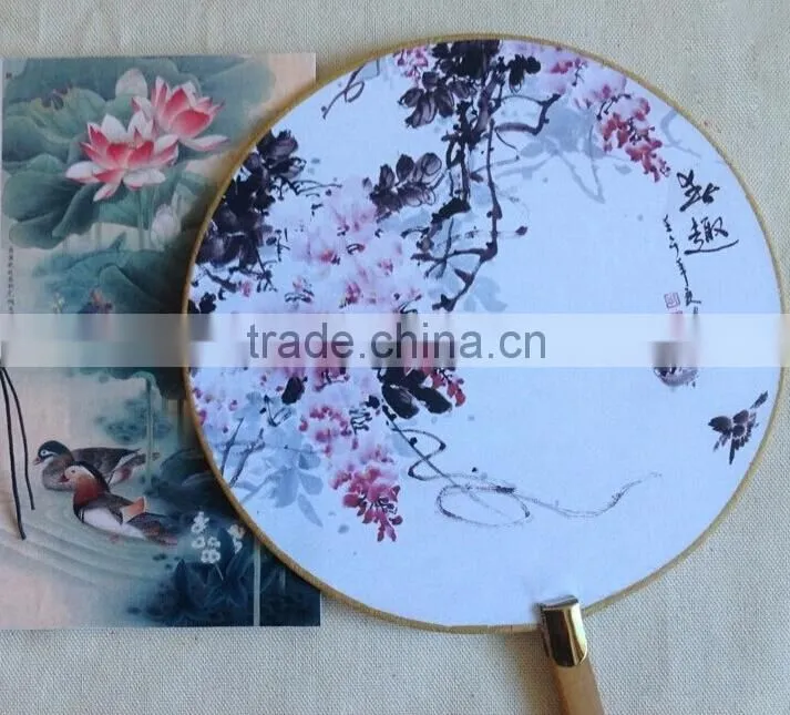 2015 New Hioliday Sale Event Party Supplies Paper Hand Fan Wedding Decoration