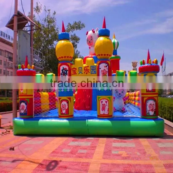 amusement park kids game inflatable castle/sale cheap bouncy castles china