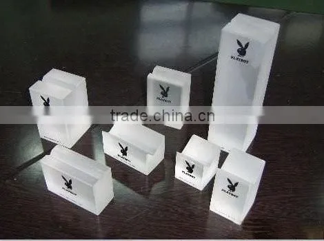 Customized acrylic jewelry display block