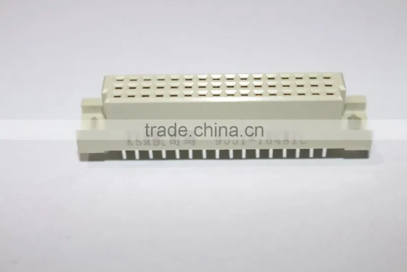 Eurocard connector female v/t 3 row 48 pin
