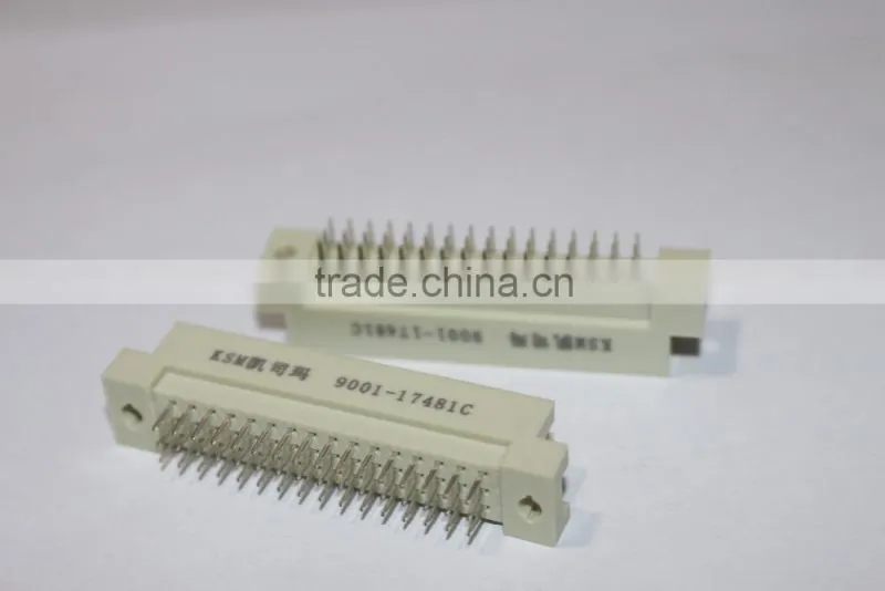 Eurocard connector male v/t 3 row 48 pin