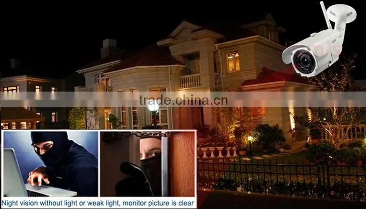 2015 Promotion Wireless Wifi IP Camera Bullet Outdoor Waterproof IP65 Degree 760/960/1080P Option
