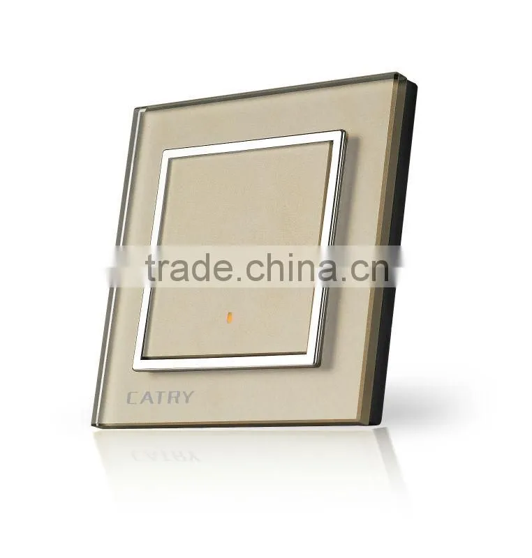 1 GANG 2 WAY BLACK TABLET SWITCH,NEW STYLE WALL SWITCH,GLASS PANEL SWITCH