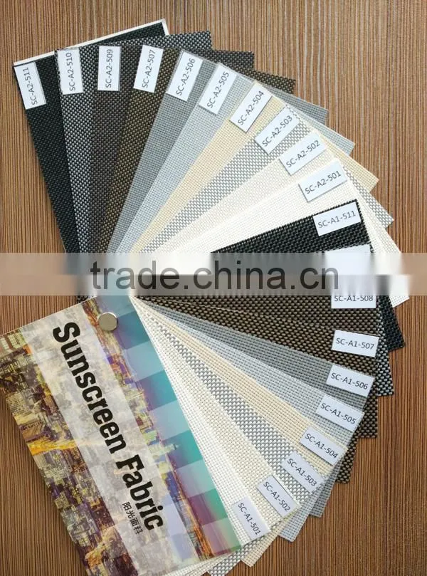 5% openness sunscreen roller blind fabric