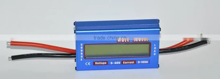 Precisely small size analog/digital wattmeter