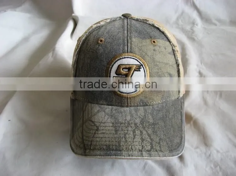 Stylish custom camo baseball cap