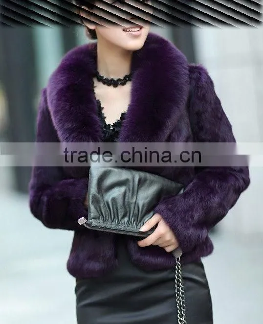 Fashion women fur coat women sheep fur comfortable elegant coat