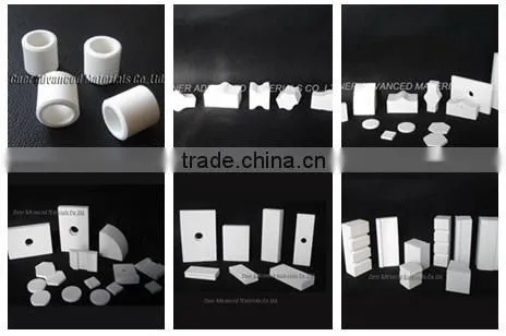 Alumina Ceramic Mosaic Tile With Dimple For Pulley Lagging