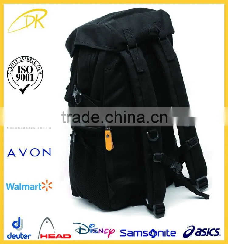 2015 New design leisure college backpack, fashion new canvas backpack