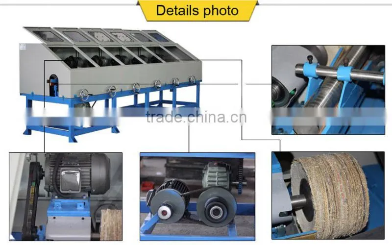 automatic stainless steel flat bar polishing machine