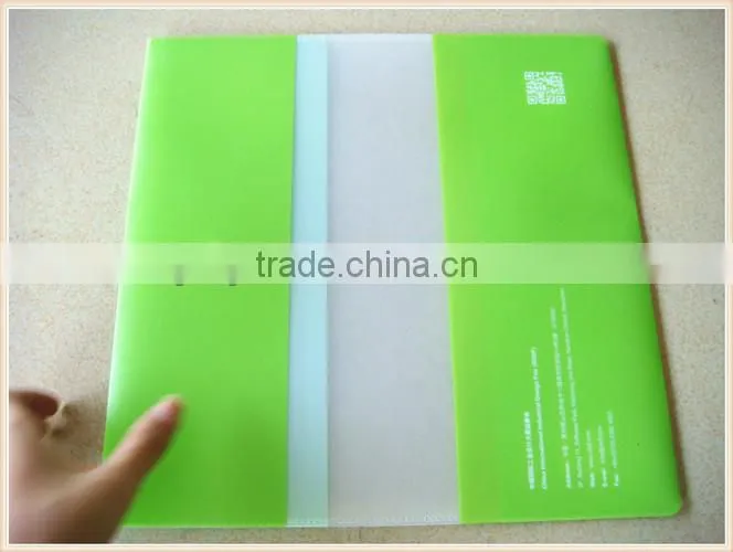 Customized design A4 hardcover plastic pockets file folder