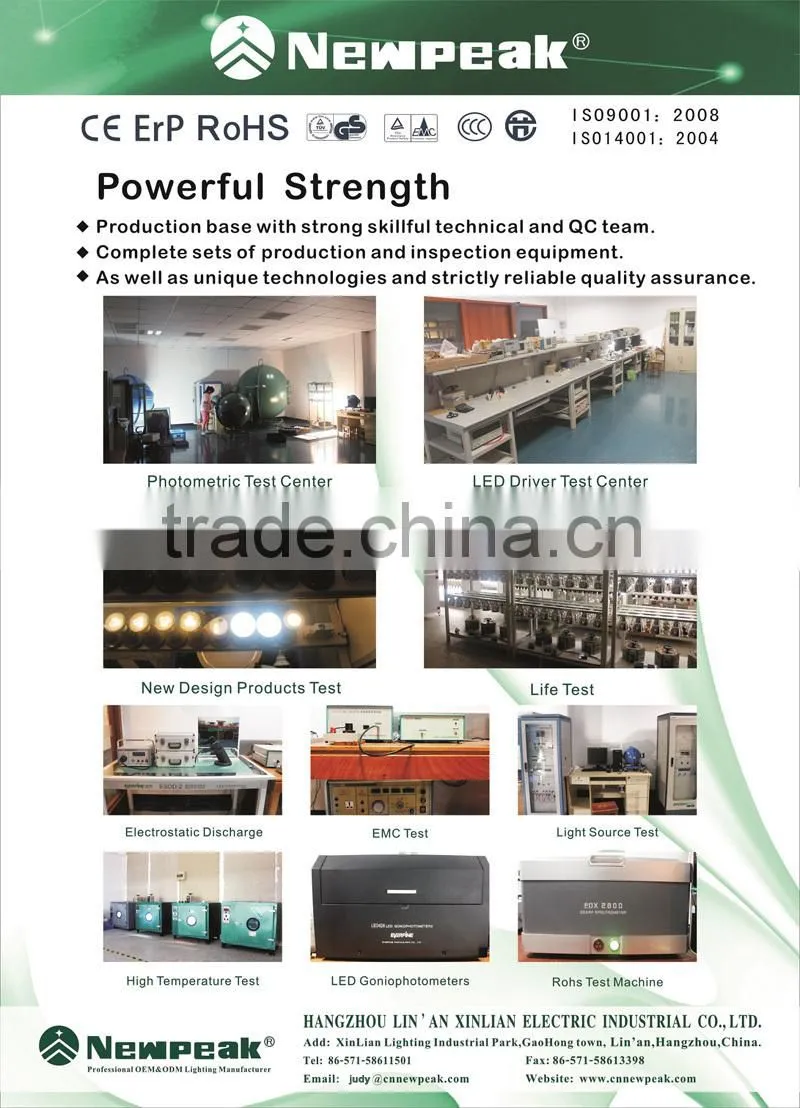 4ft 40W led lighting fixture ,IP66,IK10,super brightness 105lm/w,lighting fixture