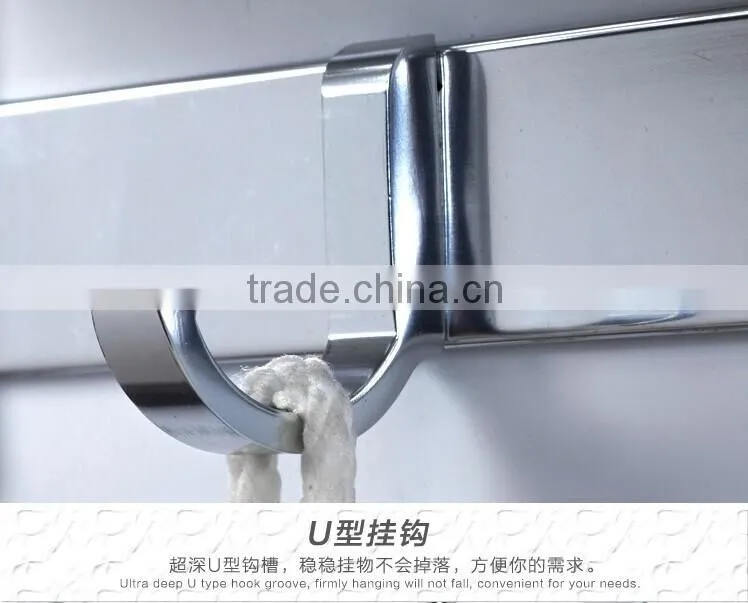 2016-2017 wall mounted sanitary accessory aluminium hotel wall mounted towel racks