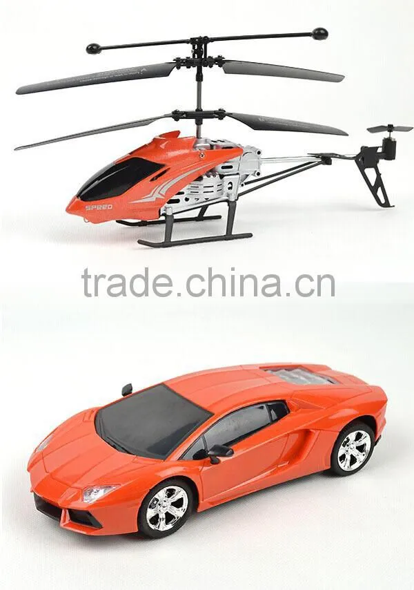 2 IN 1 3CH RC Helicopter with gyro & 4CH RC Car