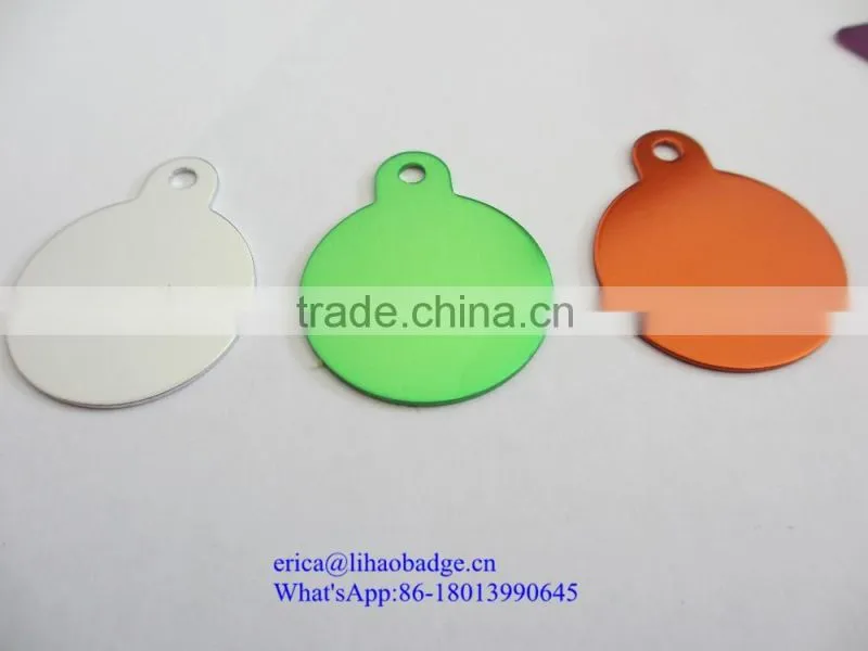 Hot sell ! Printed stainless steel dog tag with clear epoxy