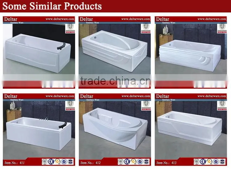 enameled steel skirted tub, first choice Top sell apron bathtub, acrylic skirt tub corner bath tub