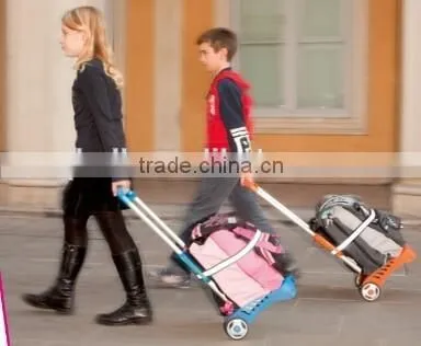 Adjustable Aluminum Mini School Trolley Cart
