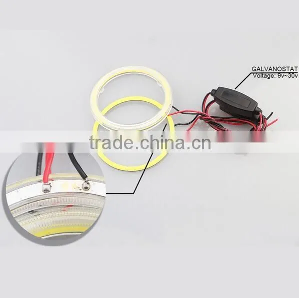 9V-30V COB Colorful LED Car Halo Rings Lights LED Angel Eyes Car Headlights for Universal Cars neon angel eye
