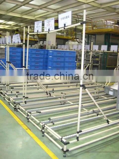 flexible pipe rack system for storage pipe rack system