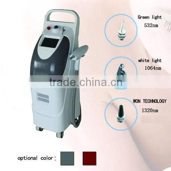 2014-Newest Portable laser tattoo removal machine,Nd-yag skin whitening machine