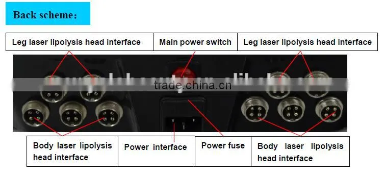 650NM Laser weight loss Slimming Machine with ce