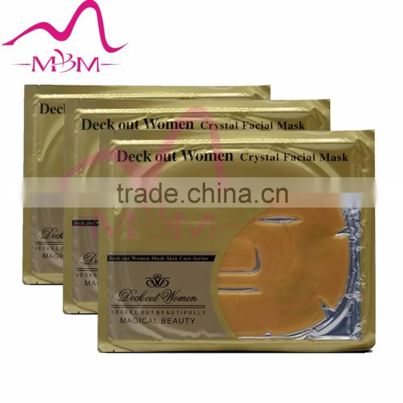 Pure Natural private label 24K gold collagen crystal facial mask