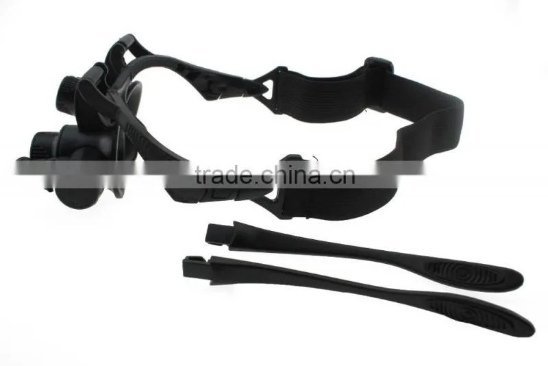 10X 15X 20X 25X Binocular Loupe Glasses Magnifier magnifying glass with LED Light for Jewelry Appraisal Watch Repair