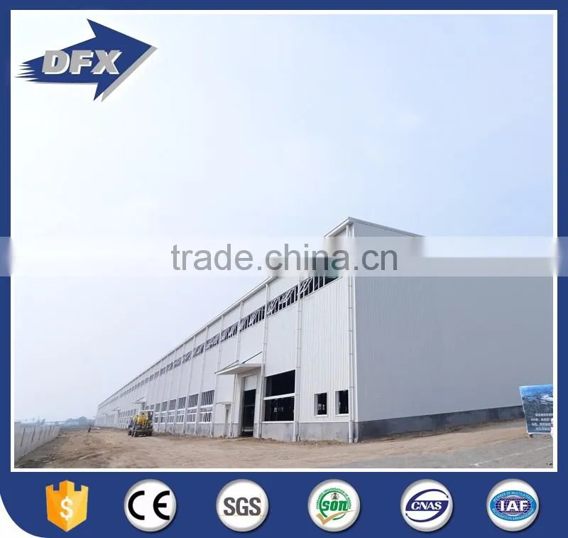 High strength Light Weight Steel Structures With Crane