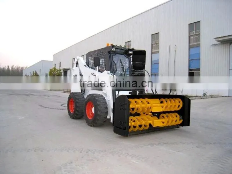 Hydraulic Joystick Skid Steer Loader 1605A WECAN Skid Steer Tires 12x16.5