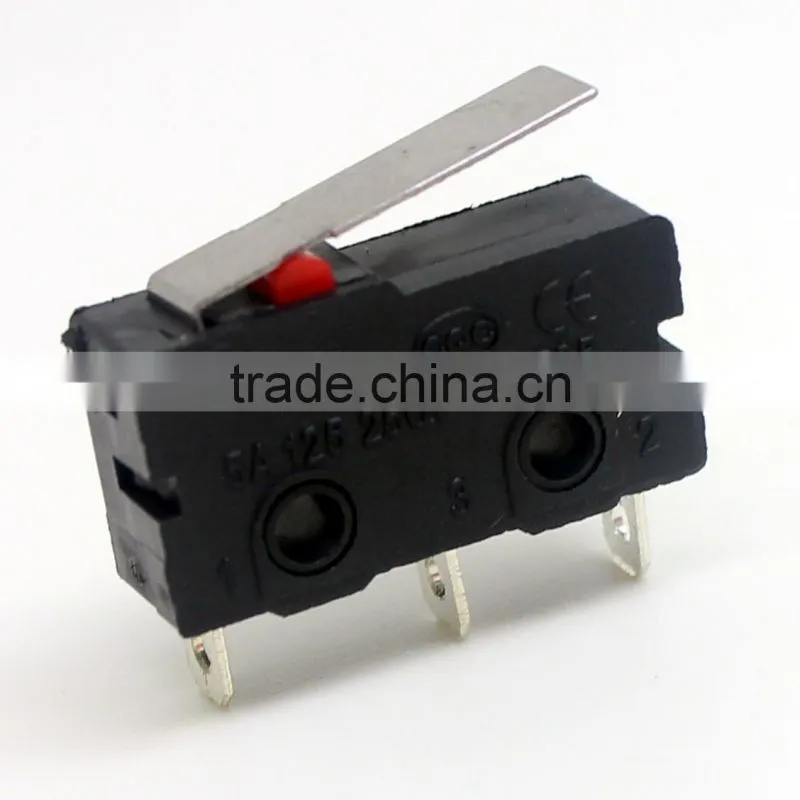 Micro switch 5A 250VAC with short lever