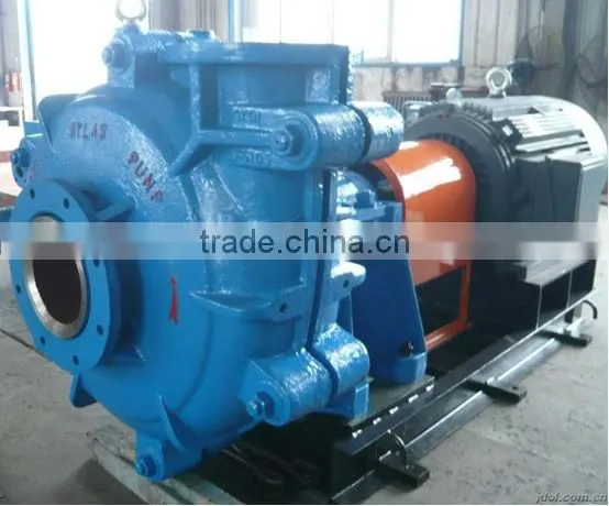 Abrasion resistant centrifugal slurry pump