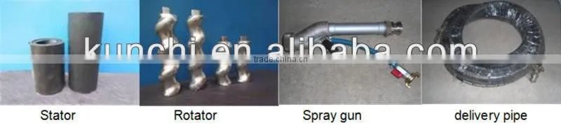 Most popular sold wall mortar spraying machine with best quality