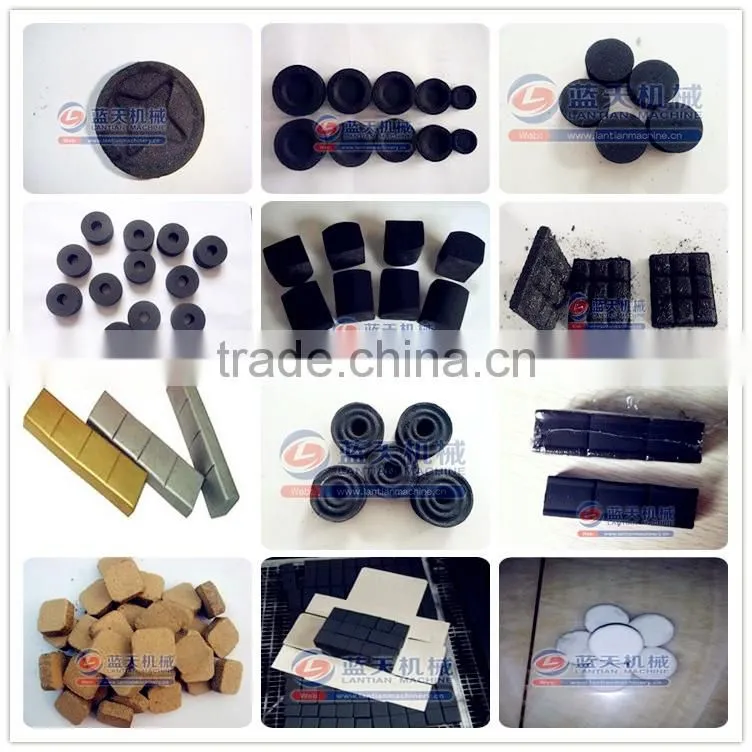 28 years experience Long Burning Time Shisha Charcoal Briquette Forming Machine