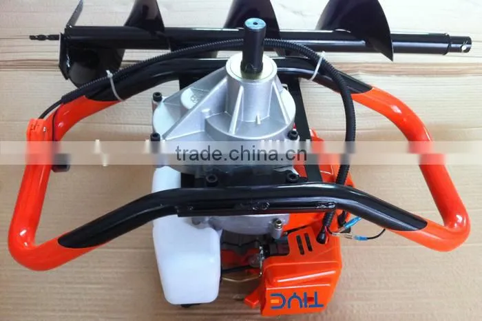 Chinese 52cc 63cc 71cc 2 stroke Gasoline Powered Earth Auger For Digging Holes / Ground Drill / Earth Drill