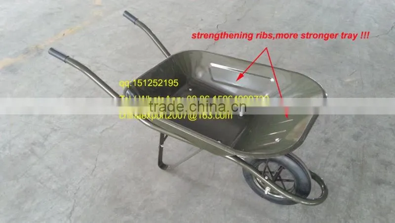 Hot Sale Concrete Wheel Barrow Building Tools with Solid wheel WB6400
