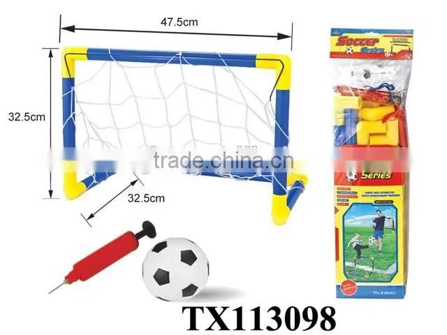 80CM Kid sport toys scoreboard soccer goal door football gate with 14CM ball