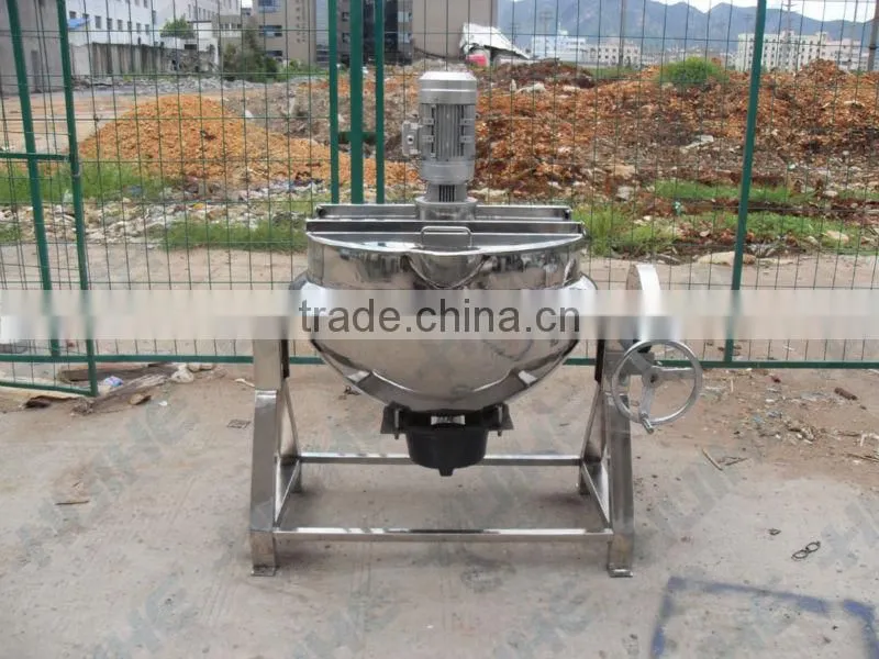 Stainless Steel Gas Heating Jacketed Mixing Kettle