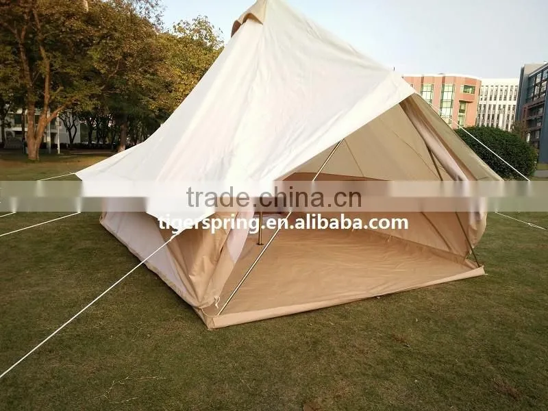 Luxury Camping Bell Tent 3~4 person Family Tent for Sale Vintage Bell Tent