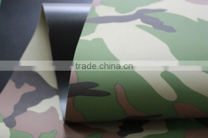pvc coated camo tarpaulin