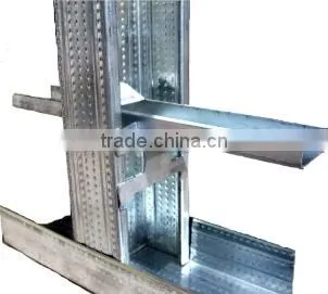 Drywall galvanized metal stud and track for building material