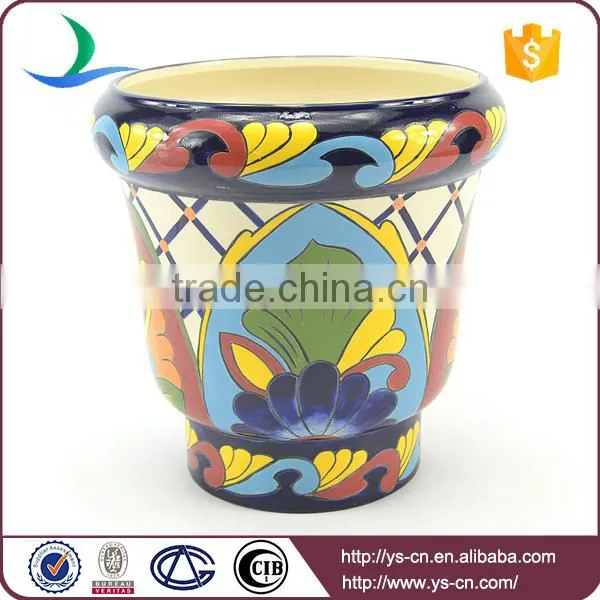 YSfp0001 Unique flower pot hand print designs for Europe market