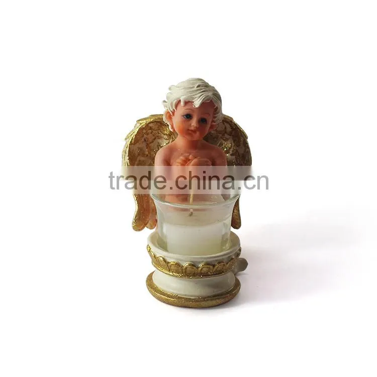 Wedding Decorative Glass Candle Holder,Polyresin Glass Bird Animal Candle Holder,Polyresin Glass Angel Christmas Candle Holder
