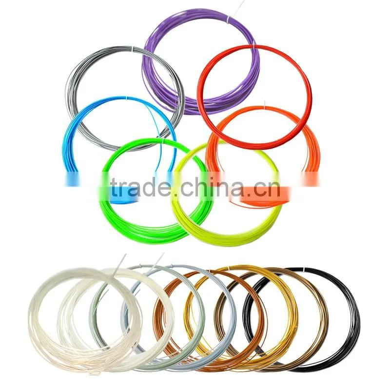 1.75mm ABS abd PLA 3d pen filament for 3d printer more than 22colors 3D printting pen filament