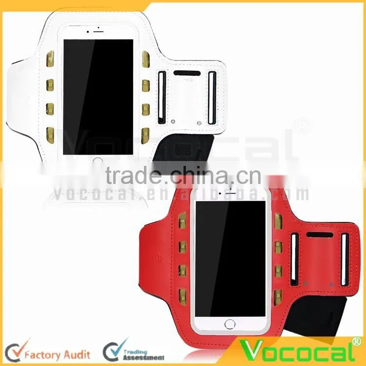 Sport Running Cycling Jogging Armband Arm Band Case Cover Skin with Key Holder and LED Light for iPhone 6 / 6S