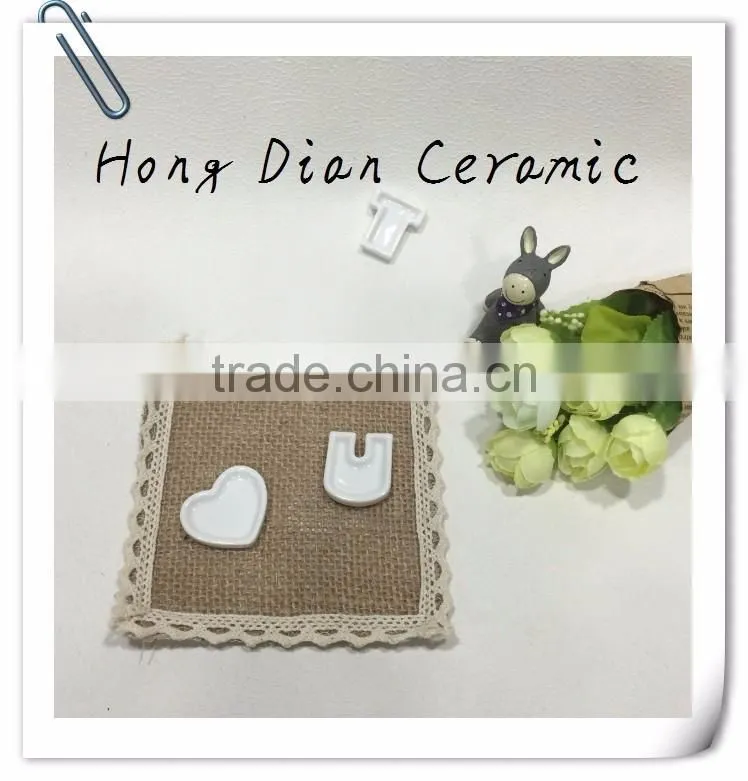 alibaba china,used chafing dishes,ceramic letters decoration, mini white ceramic letter dish decoration