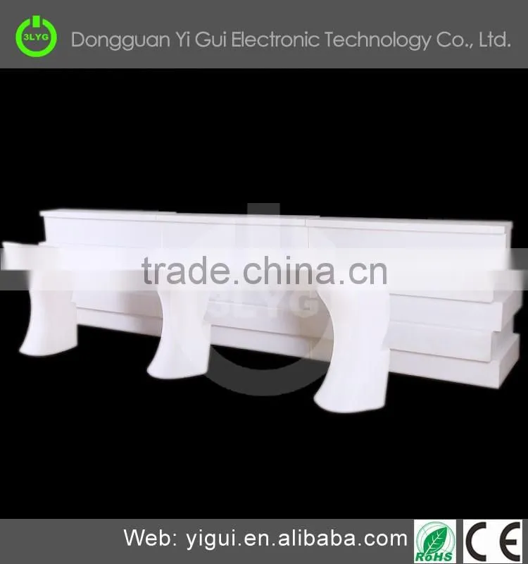 2017 hot sale PE plastic led illuminated furniture table