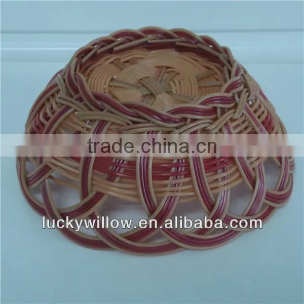 eco-friendly cheap recycled plastic woven basket
