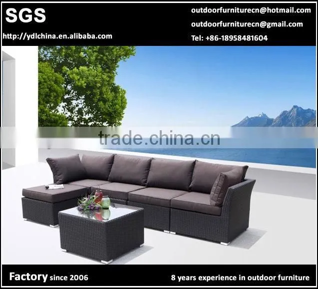 PE rattan furniture rattan cube set