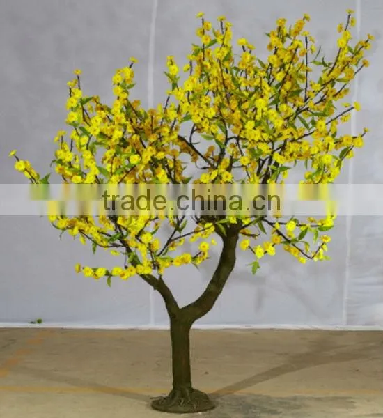 SJ20170031 Hot sale artificial indoor led lighted tree in different colors